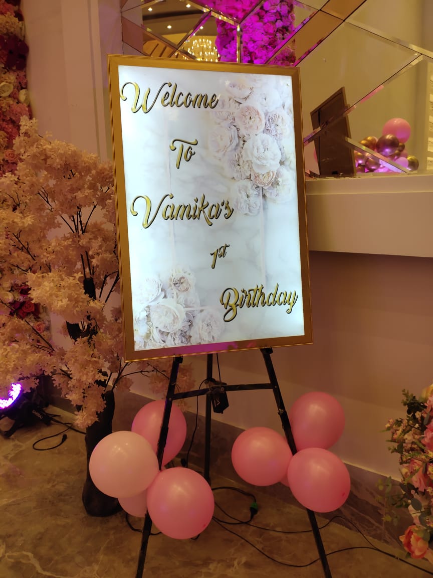 welcome birthday banner