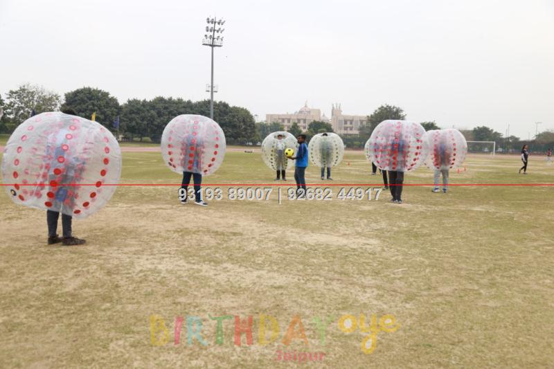 Bubble Football On Rent For Birthday Party And Corporate Event In Jaipur