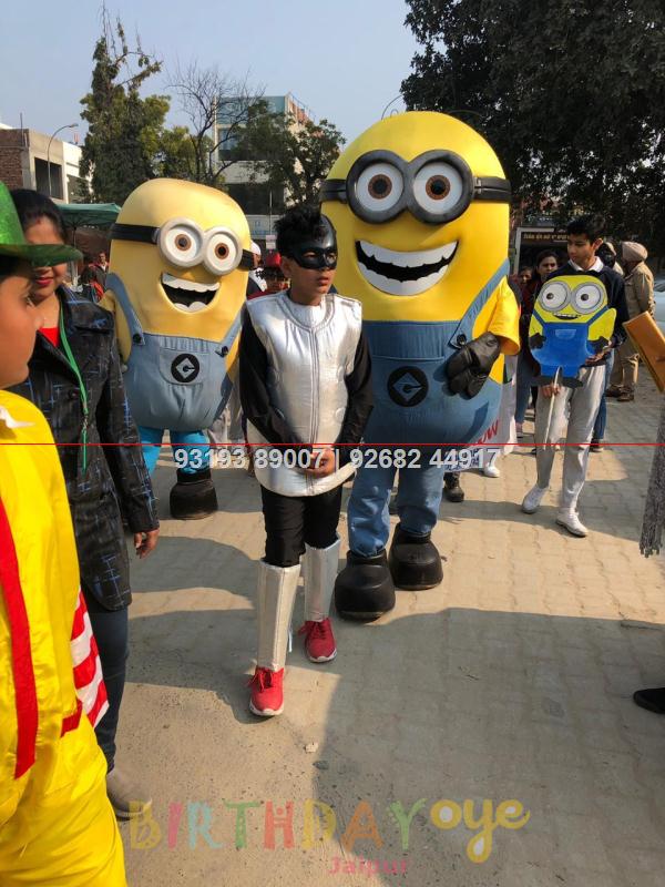 Cartoon Air Walker Mascot For Kids Birthday Party In Jaipur