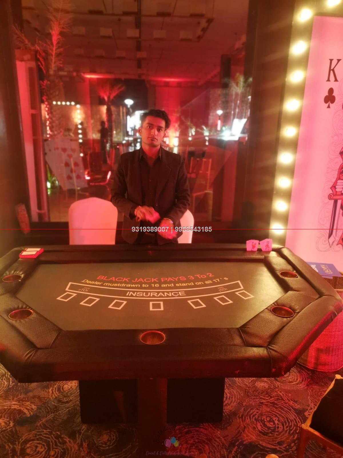 Black Jack Casino Table On Rent Near Jaipur