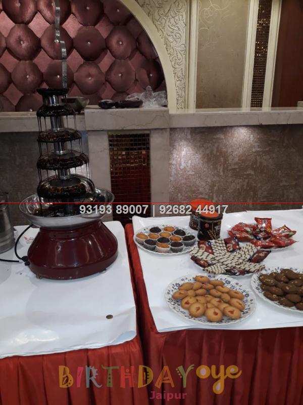 Chocolate Fountain Machine On Rent For Kids Birthday Party & Corporate Event In Jaipur