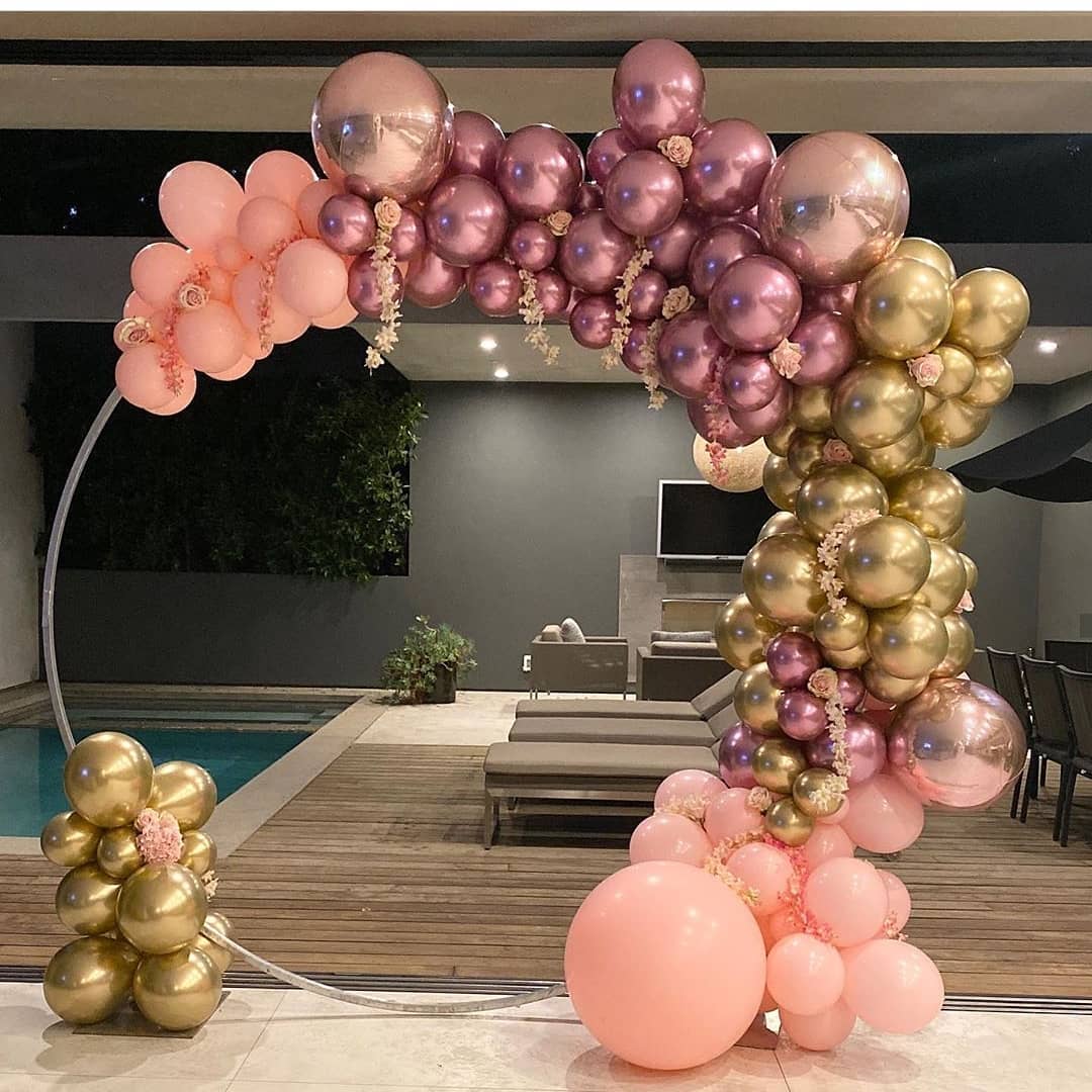 photoshoot balloons decoration